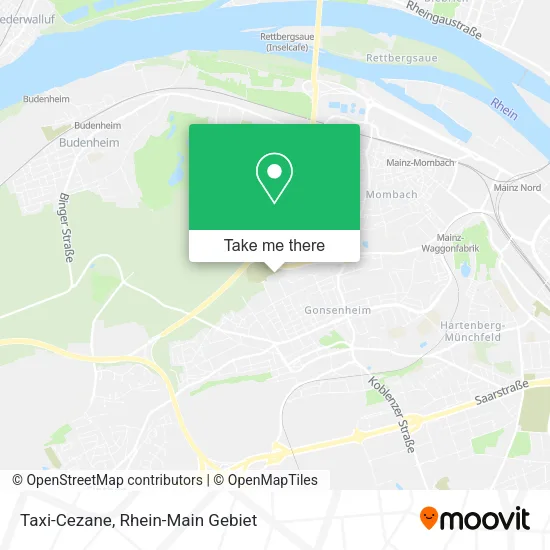 Карта Taxi-Cezane