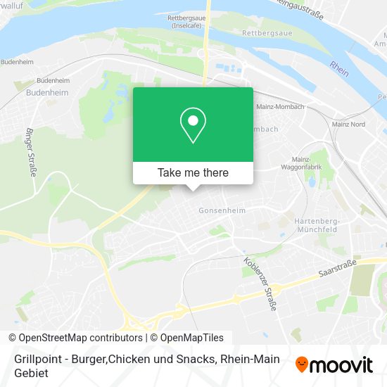 Карта Grillpoint - Burger,Chicken und Snacks