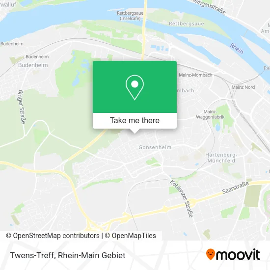 Twens-Treff map