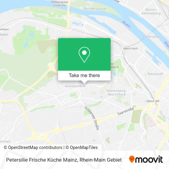 Карта Petersilie Frische Küche Mainz