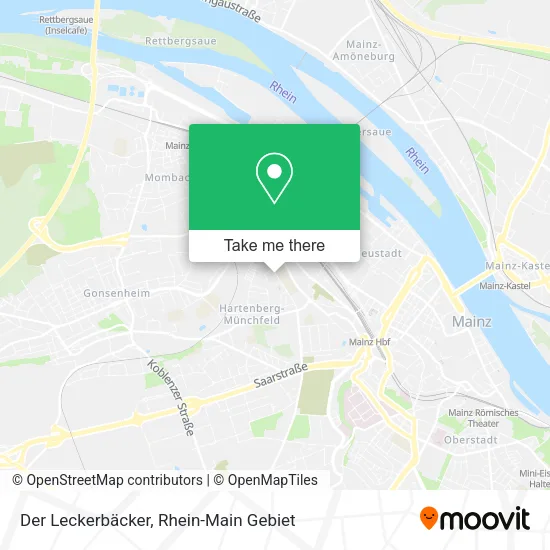Карта Der Leckerbäcker