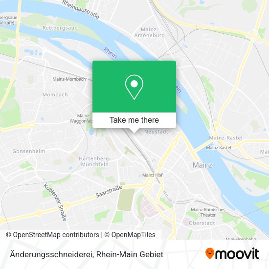 Карта Änderungsschneiderei