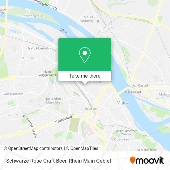 Карта Schwarze Rose Craft Beer