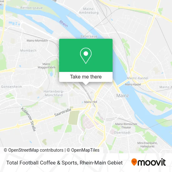 Total Football Coffee & Sports map