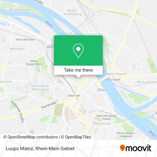 Карта Luups Mainz