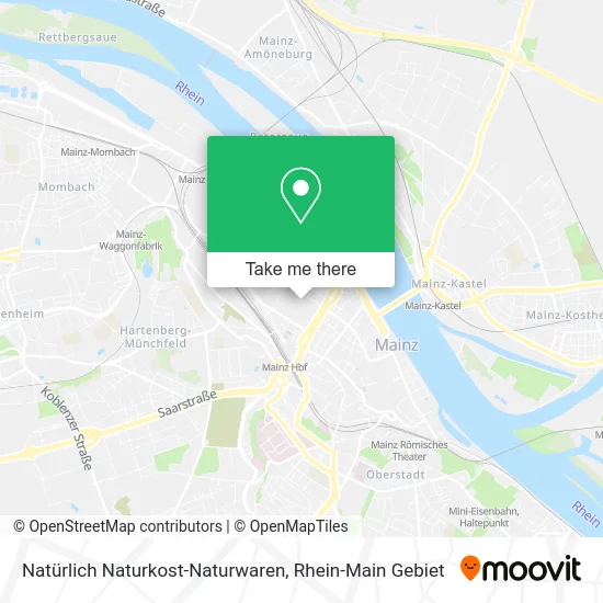 Карта Natürlich Naturkost-Naturwaren