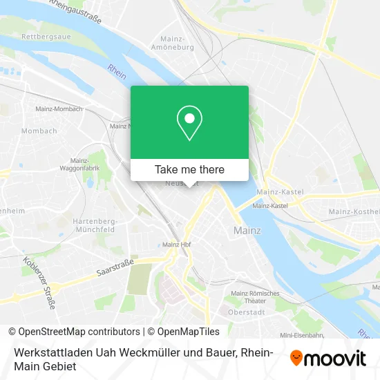 Карта Werkstattladen Uah Weckmüller und Bauer