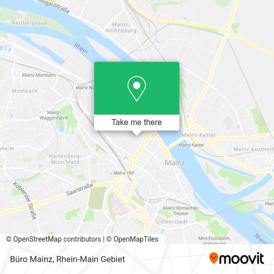 Карта Büro Mainz