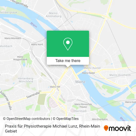 Карта Praxis für Physiotherapie Michael Lunz