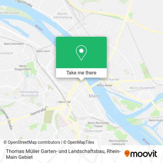 Карта Thomas Müller Garten- und Landschaftsbau