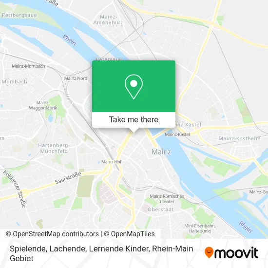 Карта Spielende, Lachende, Lernende Kinder