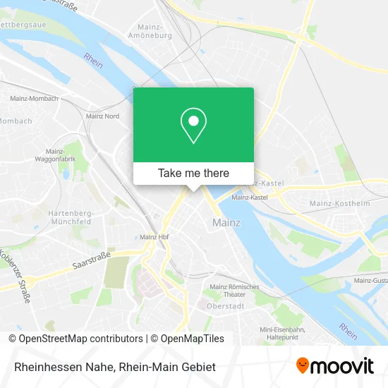 Карта Rheinhessen Nahe