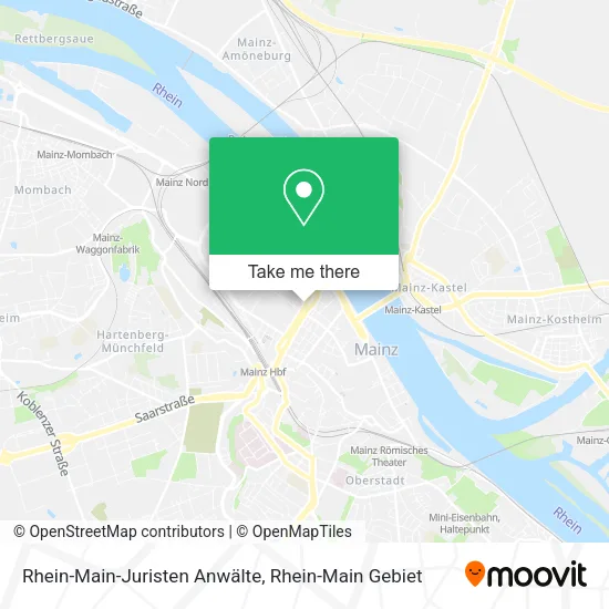 Карта Rhein-Main-Juristen Anwälte