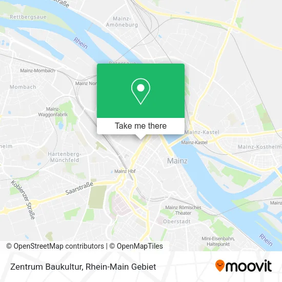 Карта Zentrum Baukultur