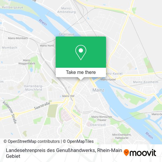 Карта Landesehrenpreis des Genußhandwerks