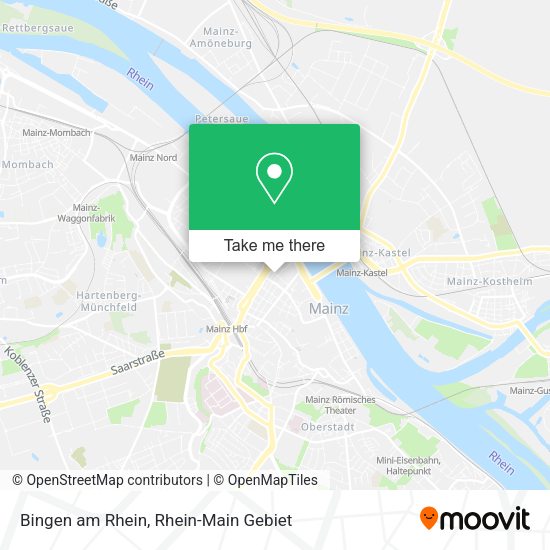 Карта Bingen am Rhein