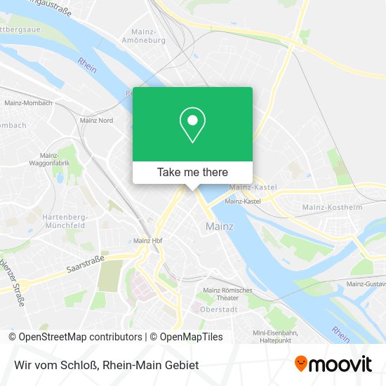Карта Wir vom Schloß