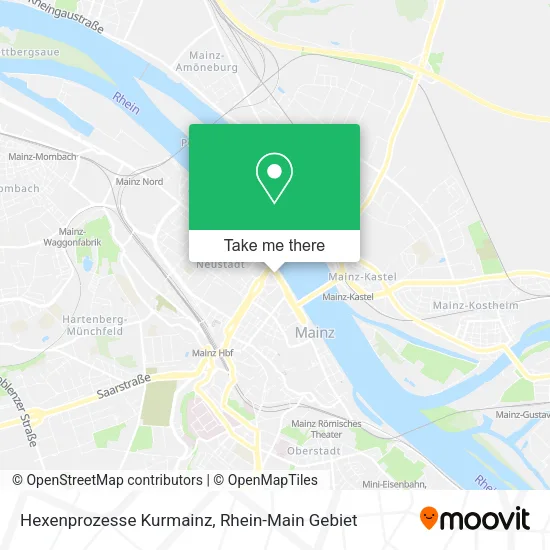 Карта Hexenprozesse Kurmainz