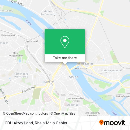 Карта CDU Alzey Land