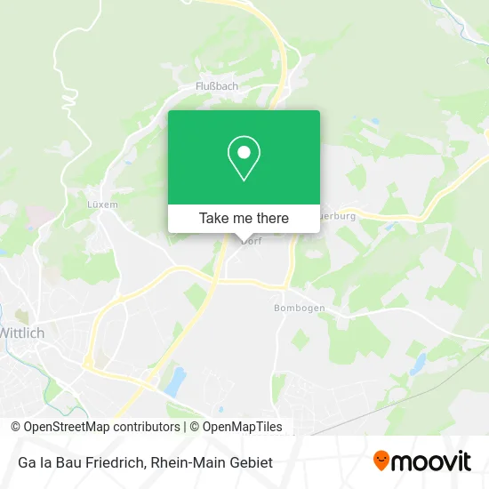 Карта Ga la Bau Friedrich