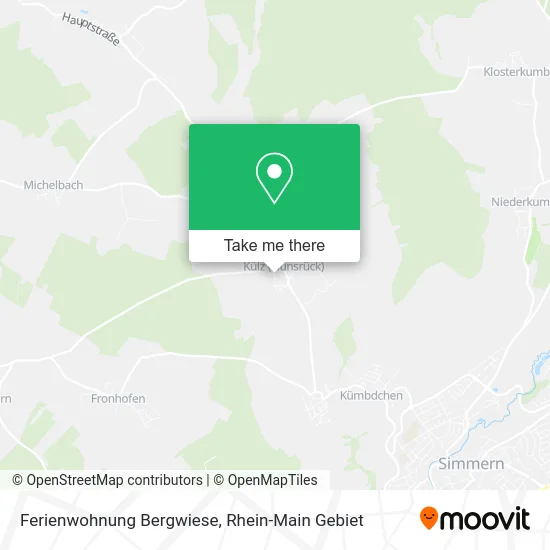 Карта Ferienwohnung Bergwiese