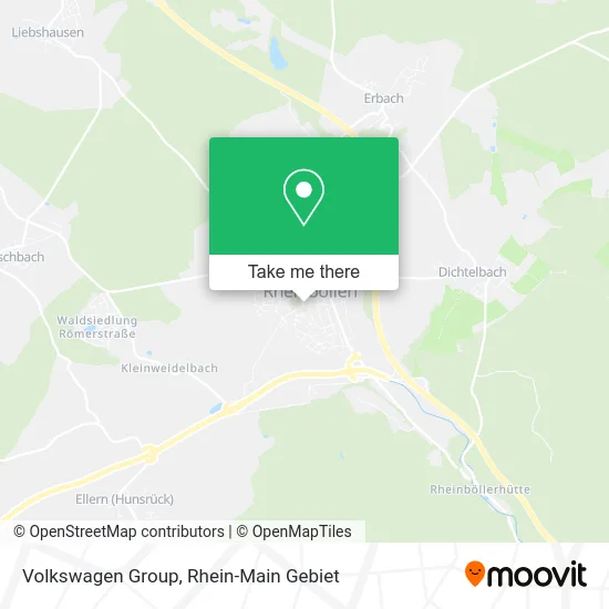 Карта Volkswagen Group