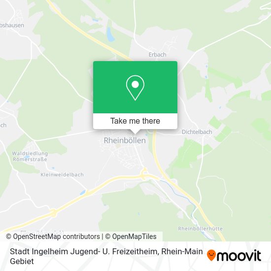 Карта Stadt Ingelheim Jugend- U. Freizeitheim