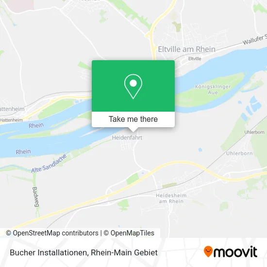 Карта Bucher Installationen