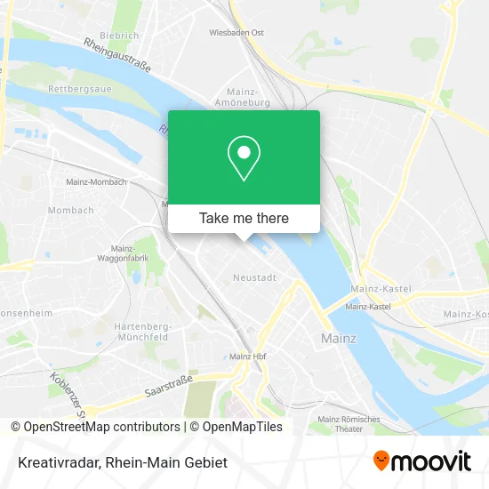 Карта Kreativradar