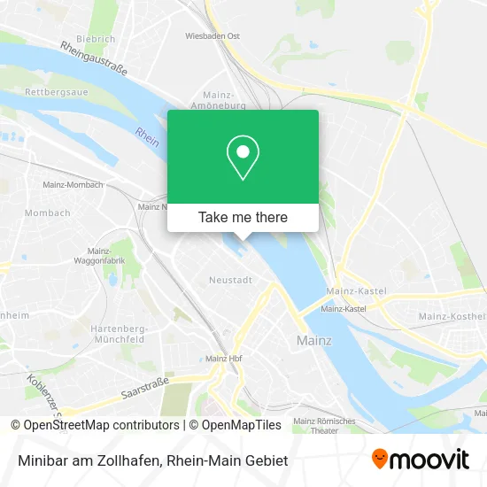 Карта Minibar am Zollhafen