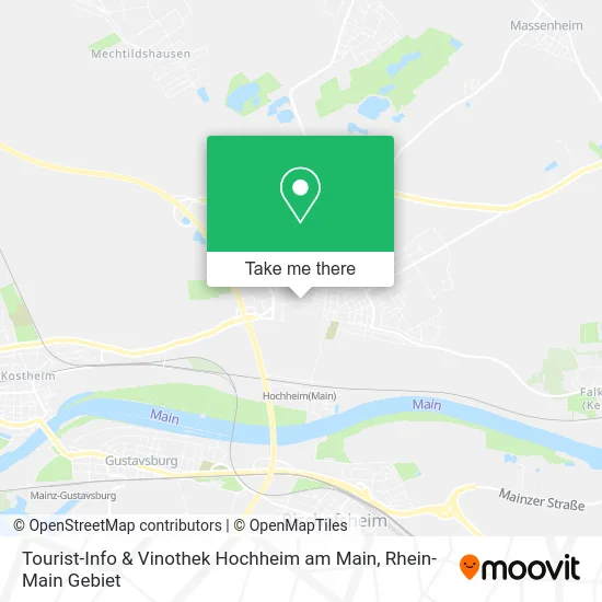 Карта Tourist-Info & Vinothek Hochheim am Main