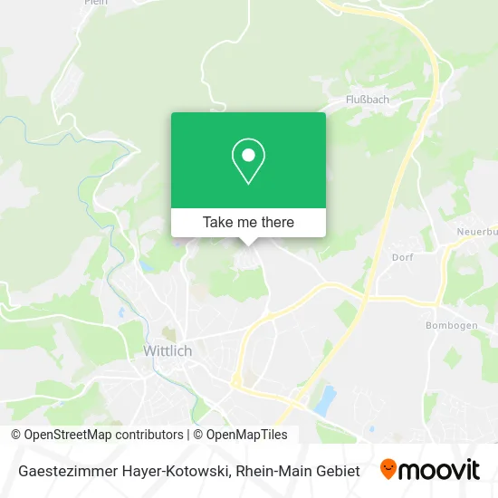 Карта Gaestezimmer Hayer-Kotowski