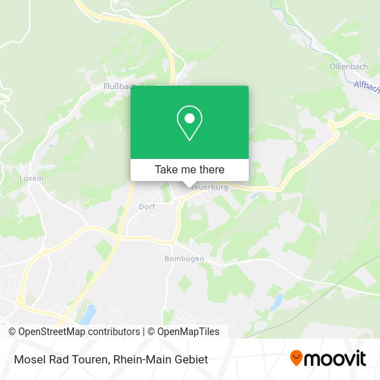 Карта Mosel Rad Touren