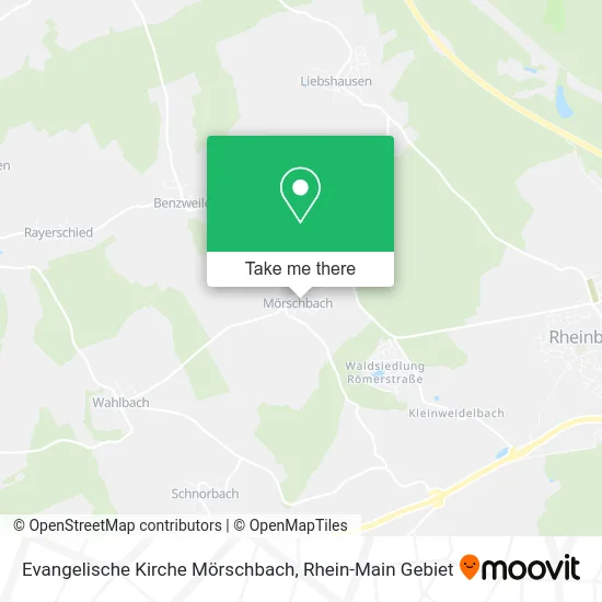 Карта Evangelische Kirche Mörschbach