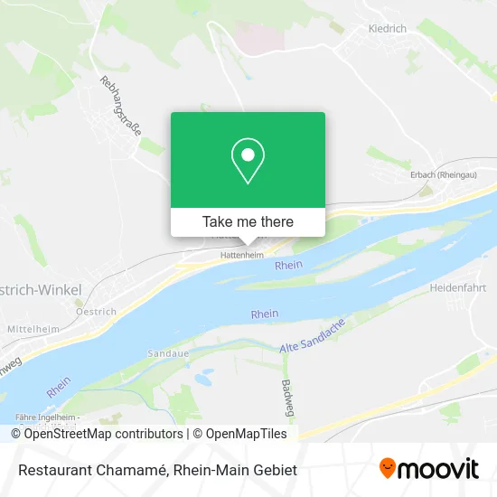 Restaurant Chamamé map