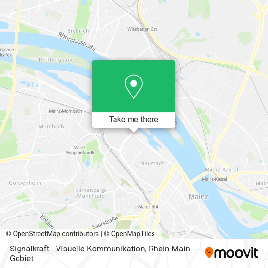 Карта Signalkraft - Visuelle Kommunikation