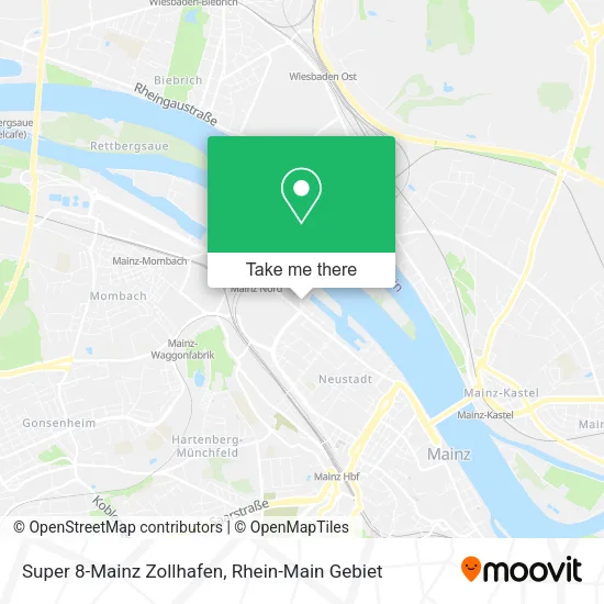Карта Super 8-Mainz Zollhafen