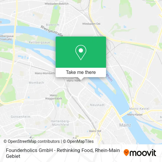 Карта Founderholics GmbH - Rethinking Food