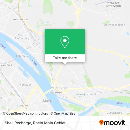 Shell Recharge map