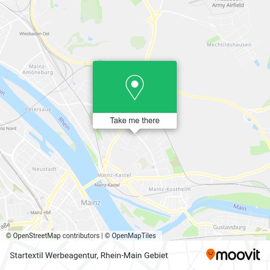 Карта Startextil Werbeagentur