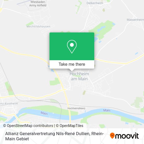 Карта Allianz Generalvertretung Nils-René Dullien