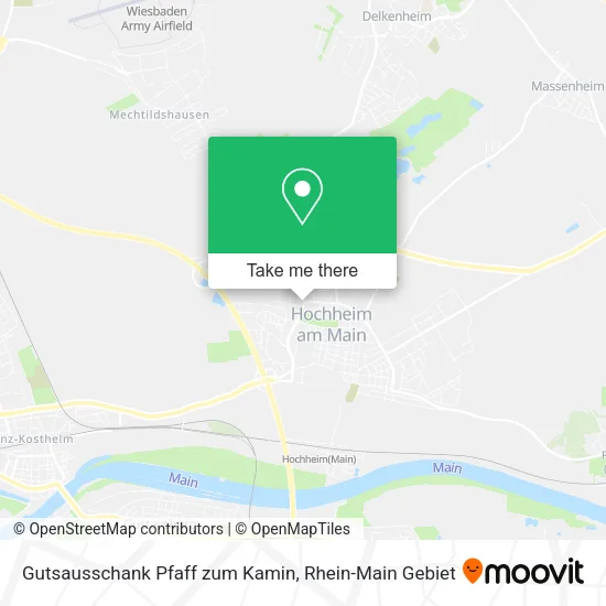 Карта Gutsausschank Pfaff zum Kamin