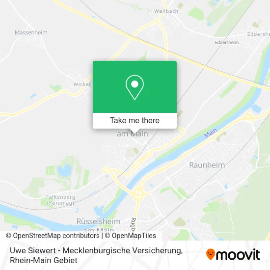 Карта Uwe Siewert - Mecklenburgische Versicherung