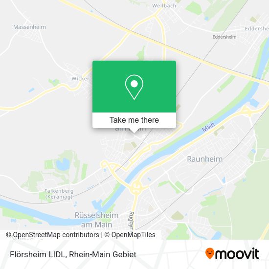 Карта Flörsheim LIDL