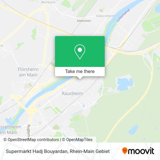 Карта Supermarkt Hadj Bouyardan