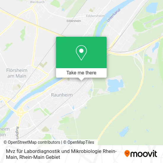 Карта Mvz für Labordiagnostik und Mikrobiologie Rhein-Main