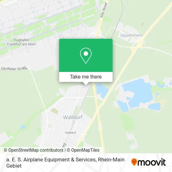 Карта a. E. S. Airplane Equipment & Services