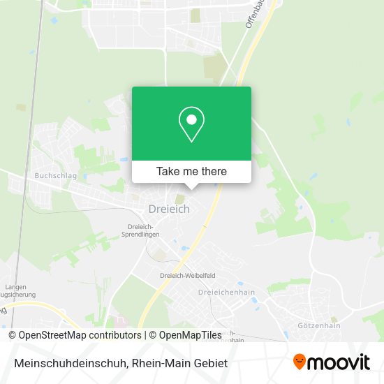 Карта Meinschuhdeinschuh