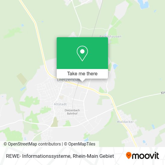Карта REWE- Informationssysteme