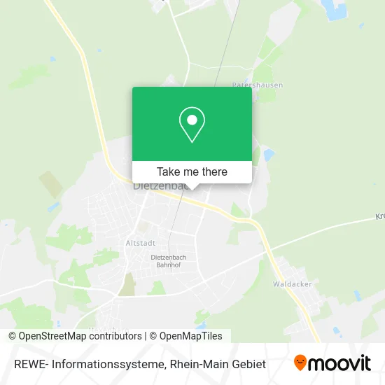 Карта REWE- Informationssysteme